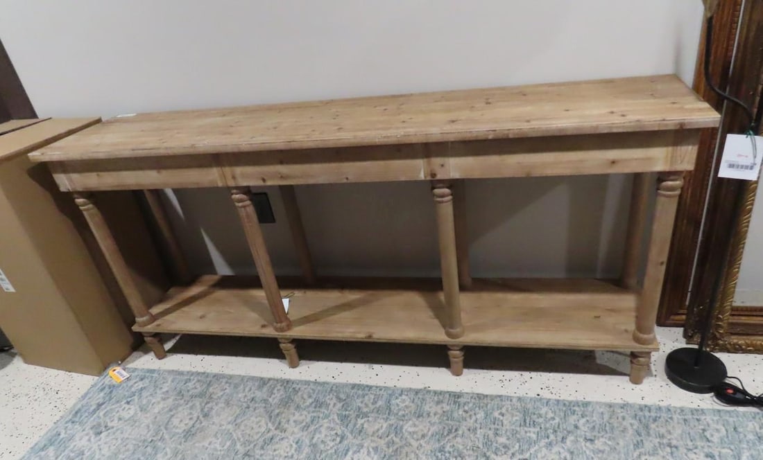 Pine Console Table (1 of 4)