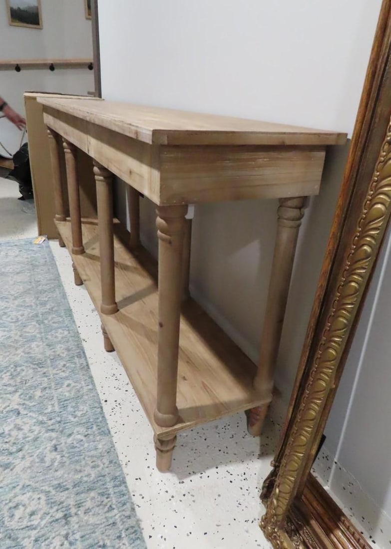 Pine Console Table - 3