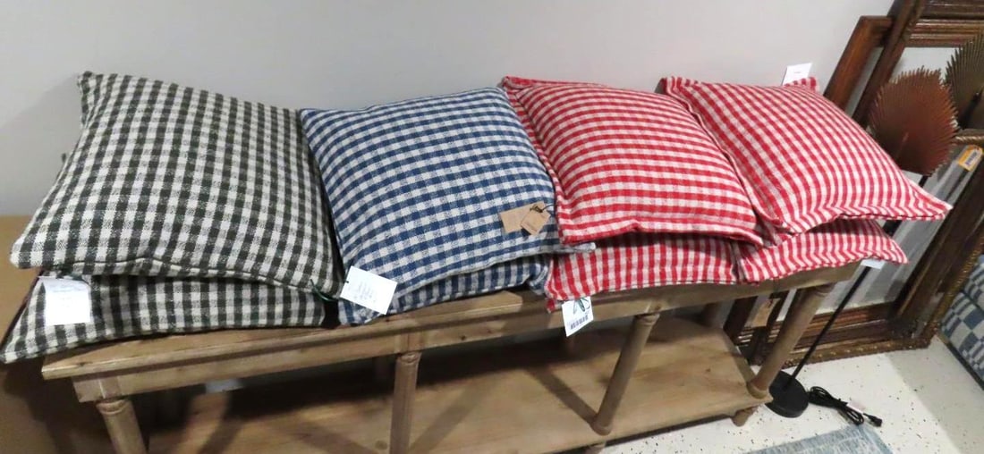 (8) 18" Square Cotton Throw Pillows - 2