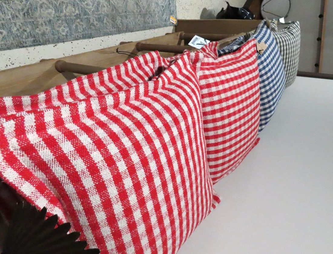 (8) 18" Square Cotton Throw Pillows - 3
