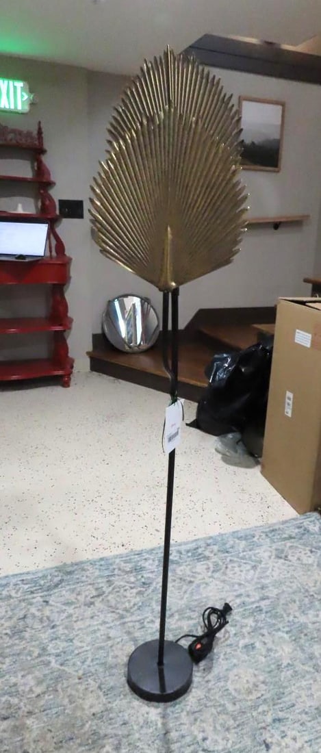 Iron Standing Lamp: 54.5" in height