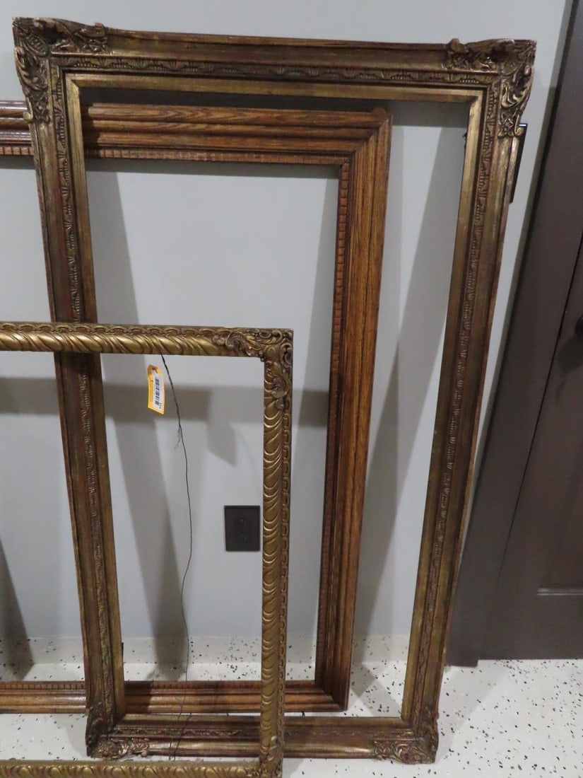 (3) Large Wood Frames - 2