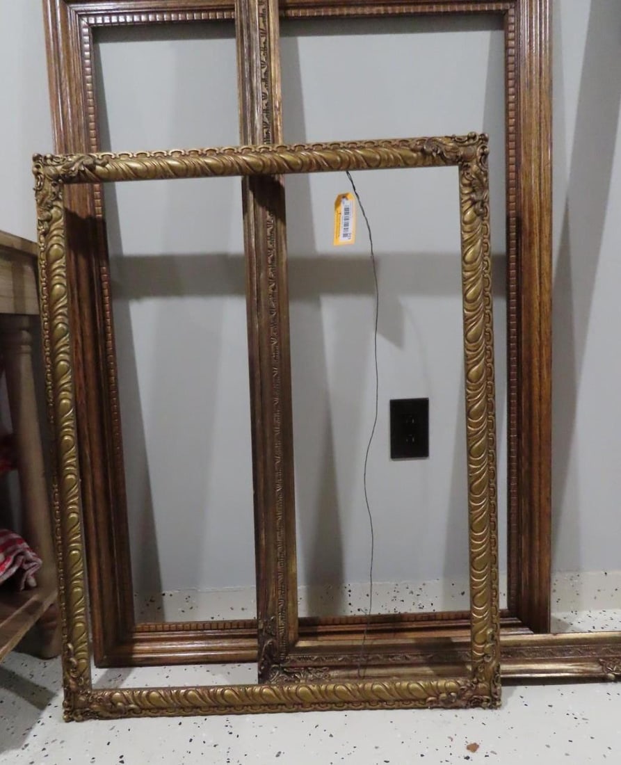 (3) Large Wood Frames - 3