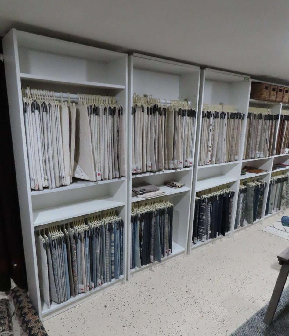 (3) Shelving Units: 31.5" x 11" x 79.75