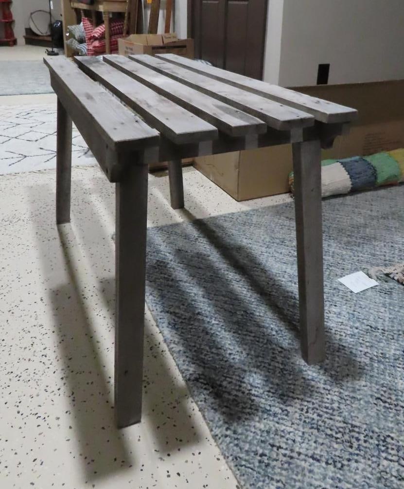 Wood Slat Table - 2