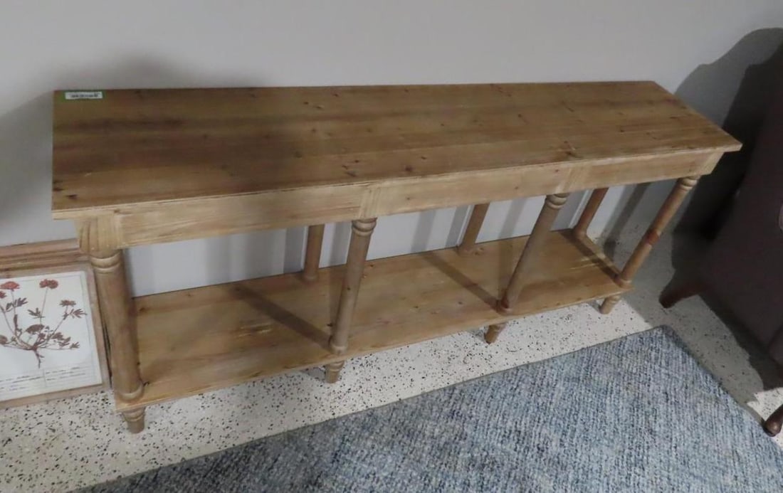 Pine Console Table (1 of 3)