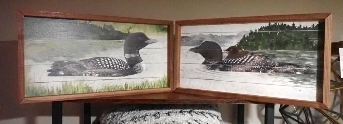 (2) Kendrick Loon Lithographs: 8" x 16"