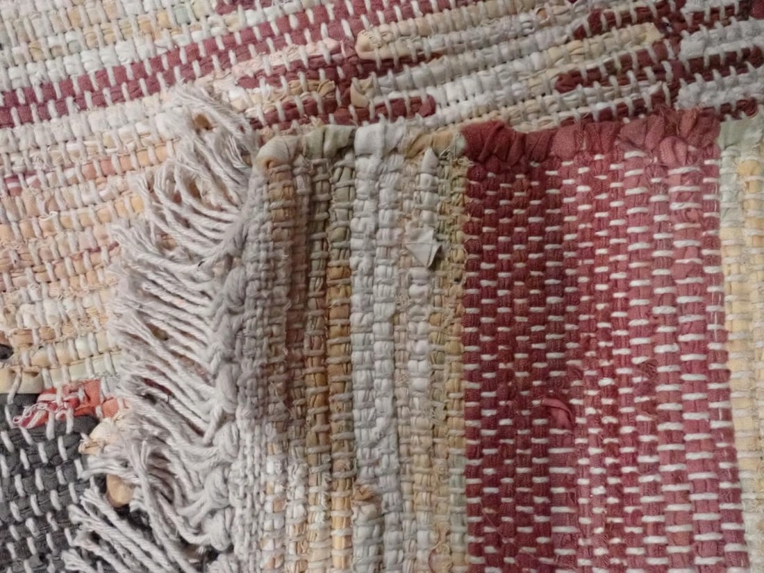 (2) Creative Co-op Cotton Rag Rugs - 2