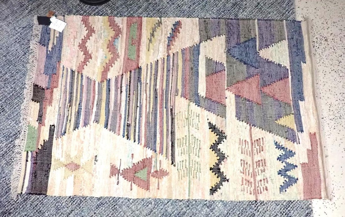 (2) Creative Co-op Cotton Rag Rugs - 3