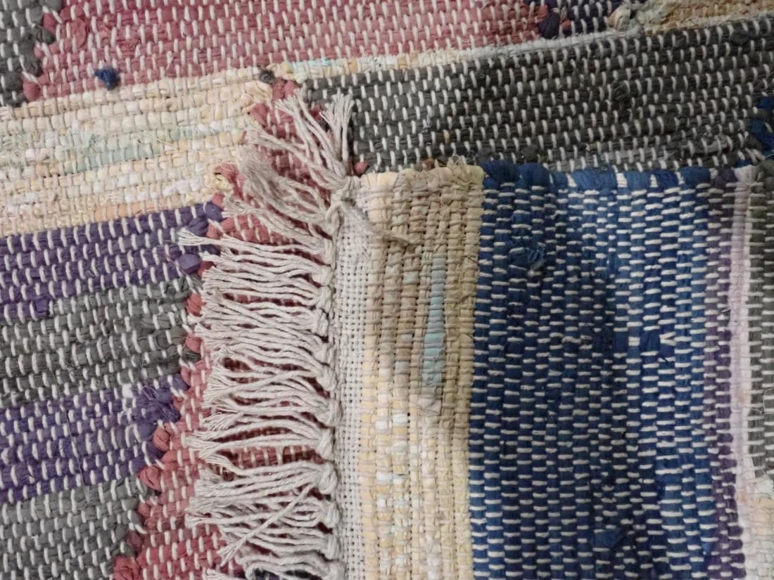 (2) Creative Co-op Cotton Rag Rugs - 4