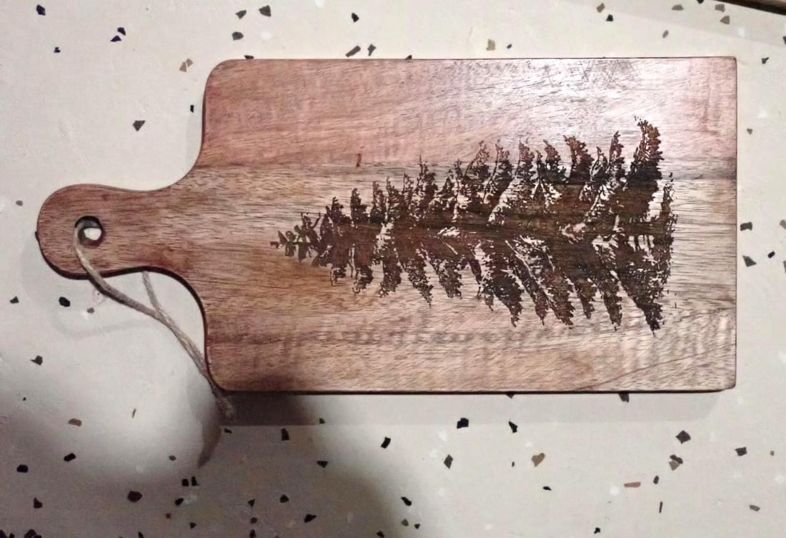 (3) Engraved Cheese Boards & (2) Knives - 2