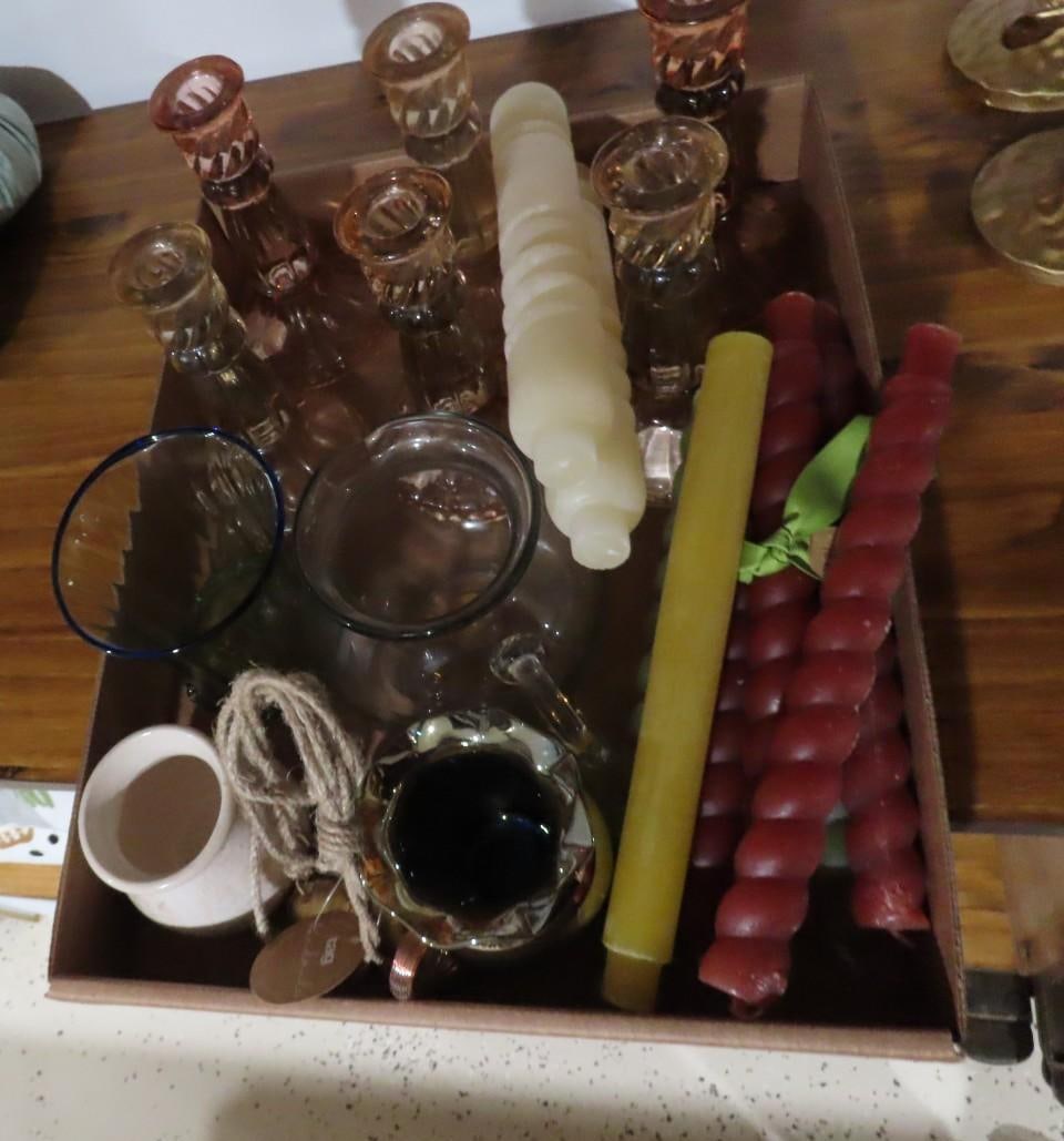 (20) Pieces Candles, Candlesticks, & Decor - 2