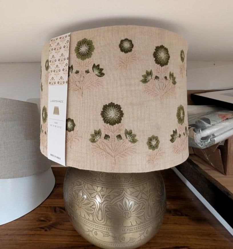 Etched Metal Table Lamp - 4