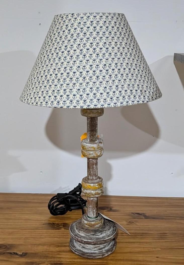 Wood Spool Table Lamp (1 of 6)