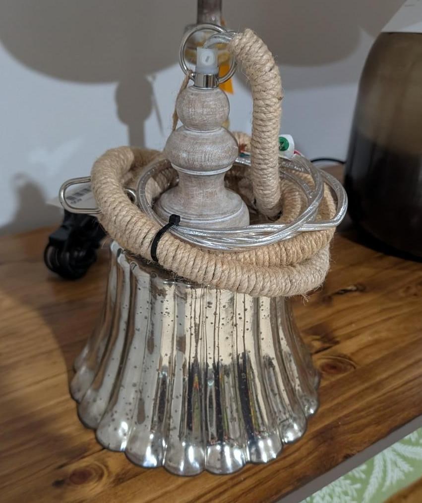 Mercury Glass Pendant Light - 2