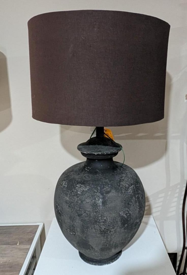 "Memphis" Table Lamp w/ Shade: 28" in height
