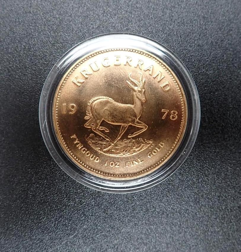 1978 South Africa 1 Ounce Gold Krugerrand - 2