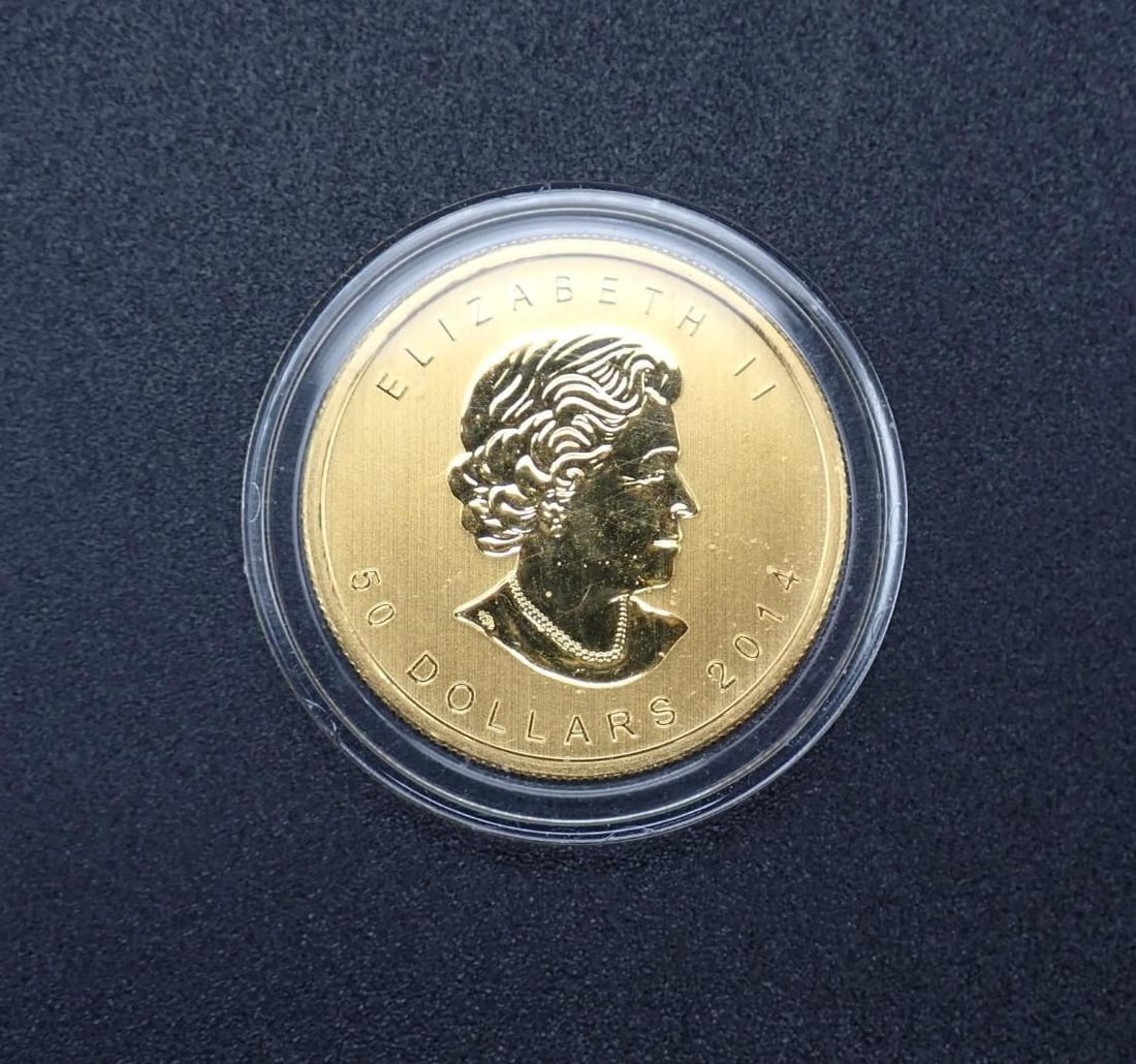 2014 Canada 1 Ounce Gold Maple Leaf (1 of 2)