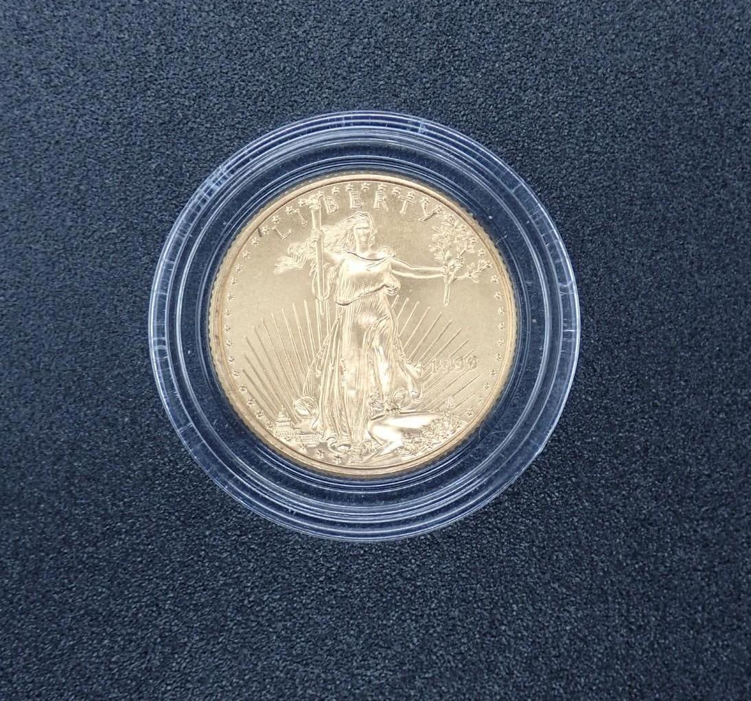 1999 U.S. 1/4 Ounce Gold American Eagle: 1999 U.S. 1/4 Ounce Gold American Eagle -