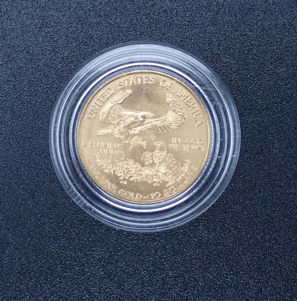 1999 U.S. 1/4 Ounce Gold American Eagle - 2