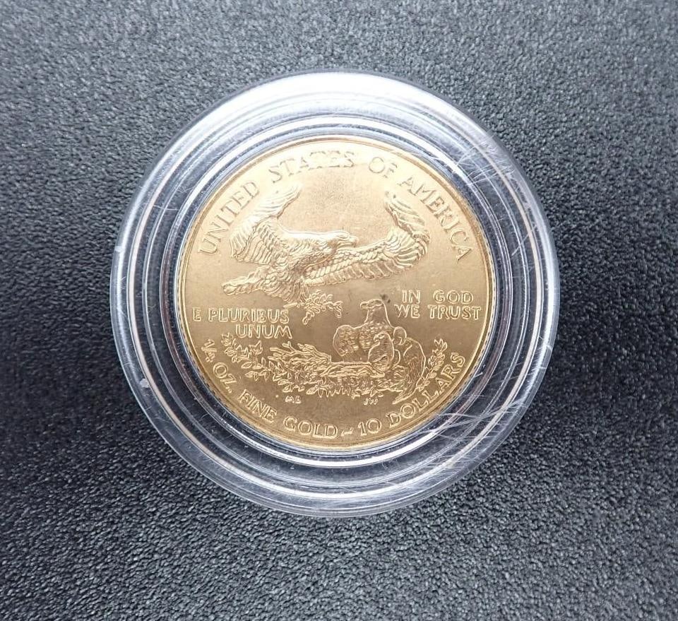 1999 U.S. 1/4 Ounce Gold American Eagle - 2