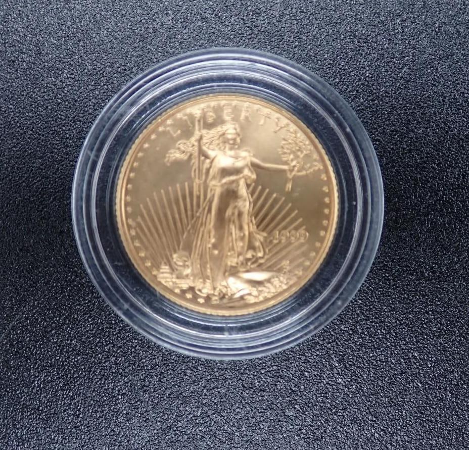 1999 U.S. 1/4 Ounce Gold American Eagle: 1999 U.S. 1/4 Ounce Gold American Eagle -