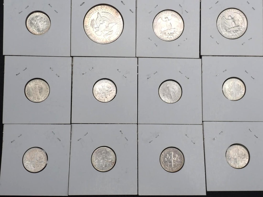 $7.10 Face Value U.S. Silver Coins - 11