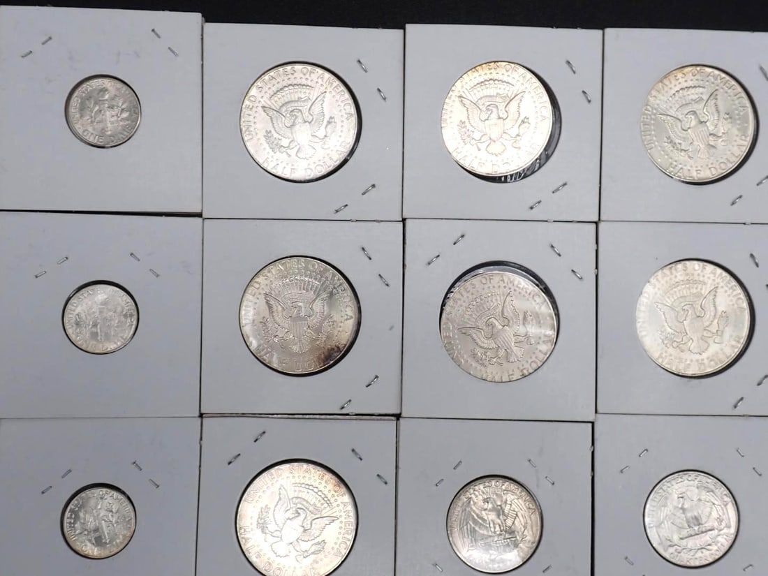 $7.10 Face Value U.S. Silver Coins - 12