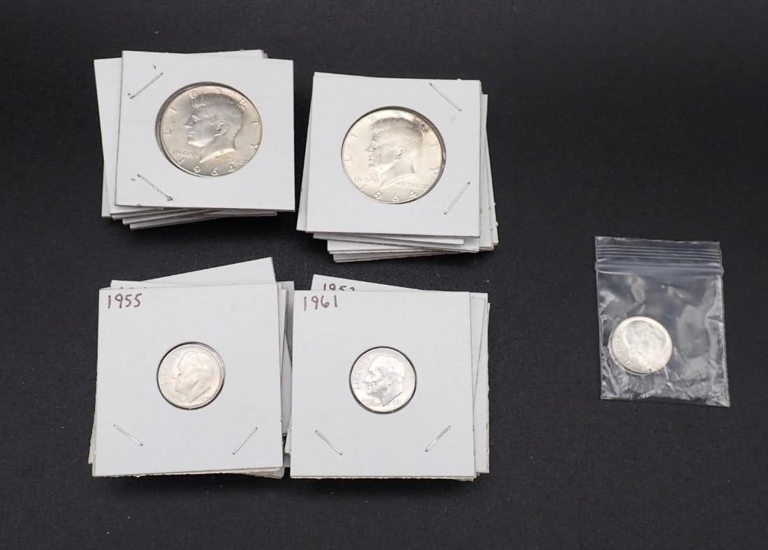 $7.10 Face Value U.S. Silver Coins - 2