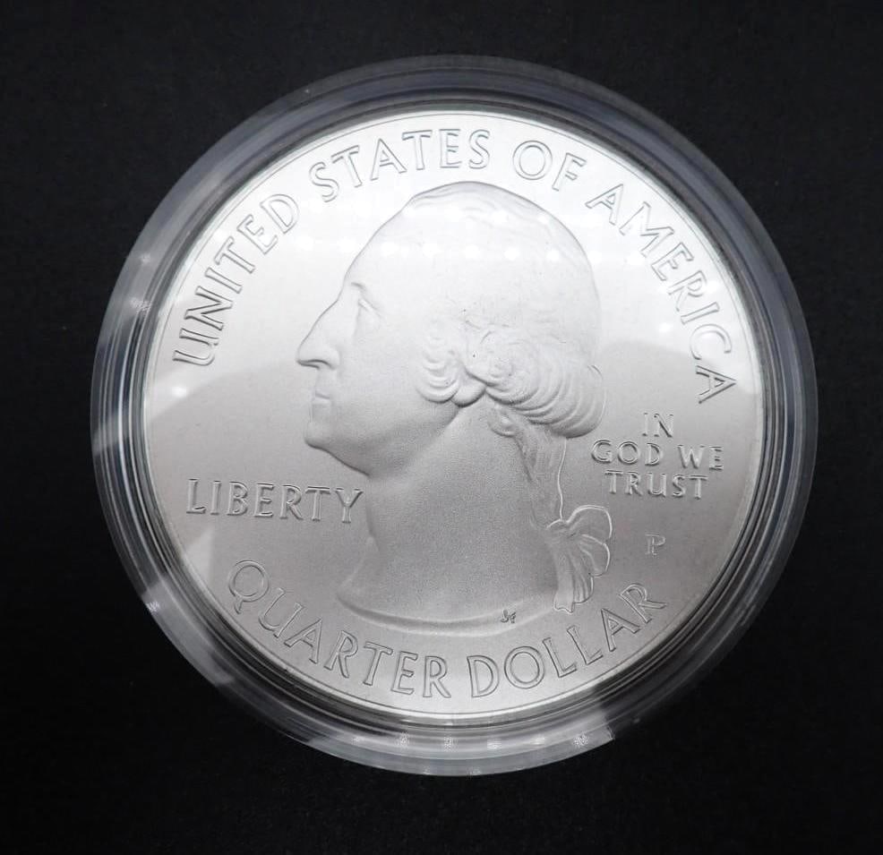 2014 America The Beautiful 5 Ounce .999 Silver Uncirculated Coin: 2014 America The Beautiful 5 Ounce .999 Silver Uncirculated Coin -Everglades National Park, Florida