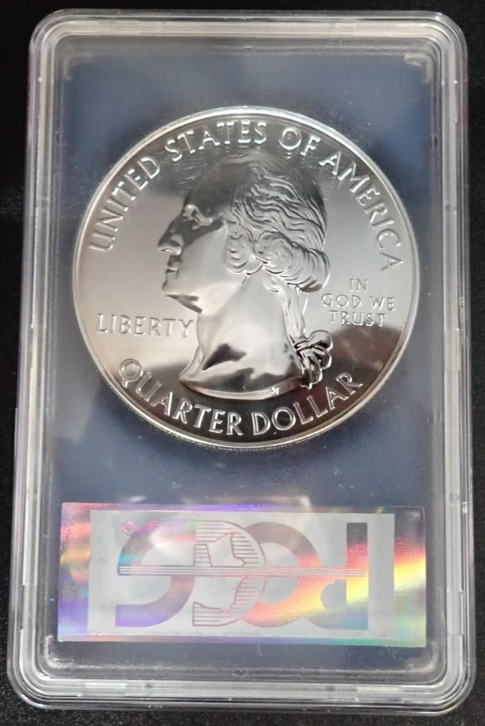 2010 America The Beautiful 5 Ounce .999 Silver Uncirculated Coin - 2
