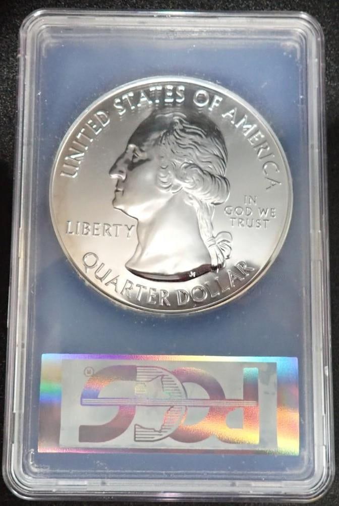 2010 America The Beautiful 5 Ounce .999 Silver Uncirculated Coin - 2