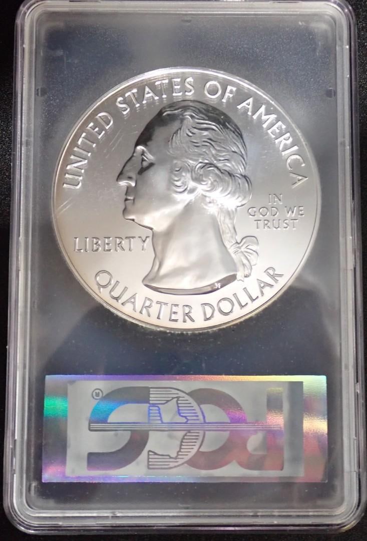 2010 America The Beautiful 5 Ounce .999 Silver Uncirculated Coin - 2