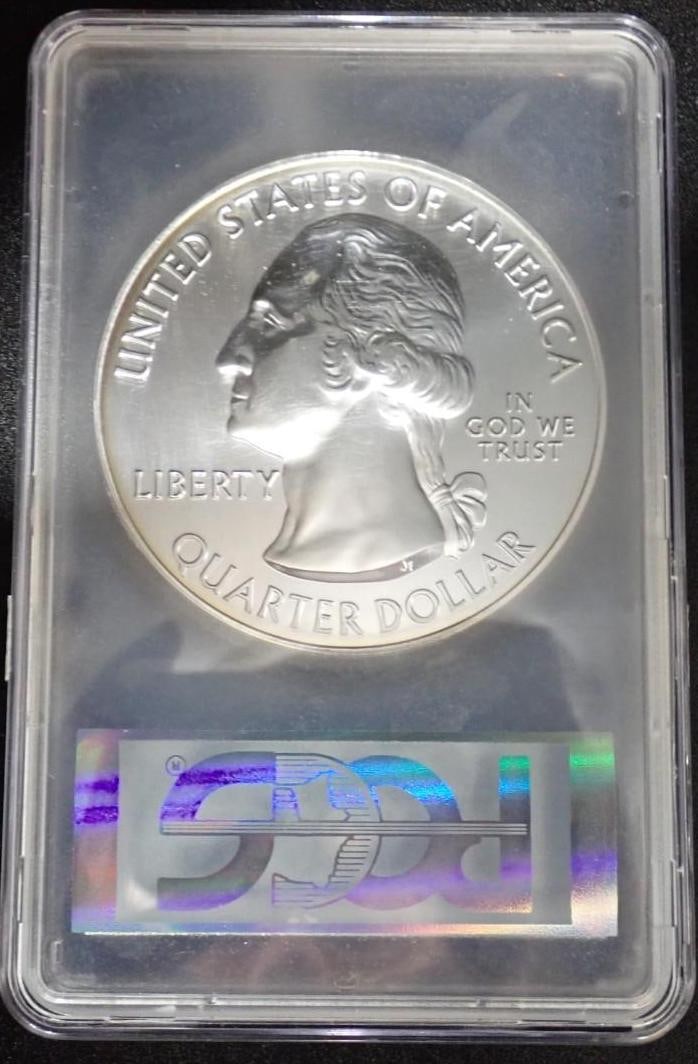 2010 America The Beautiful 5 Ounce .999 Silver Uncirculated Coin - 2