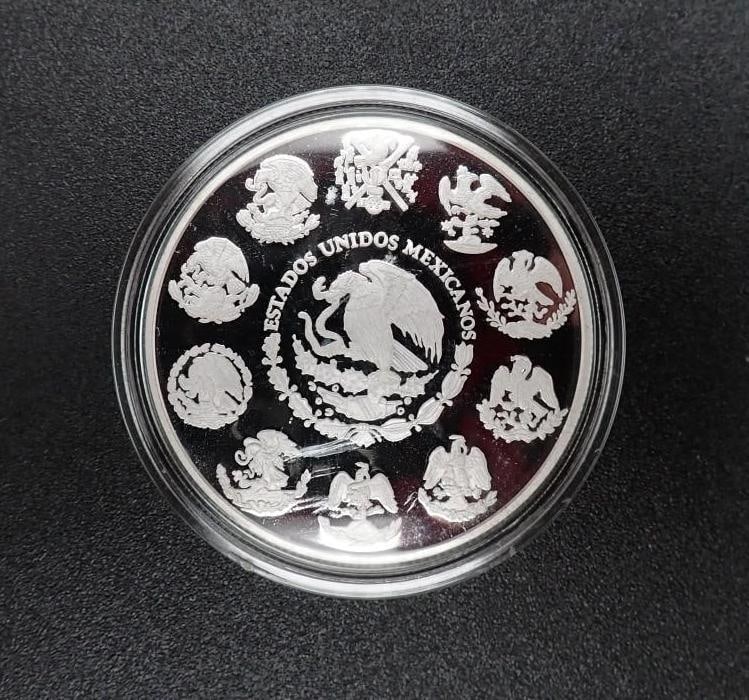 Cased (5) Pc. 2015 Mexico Libertad Proof .999 Silver Coin Set - 5