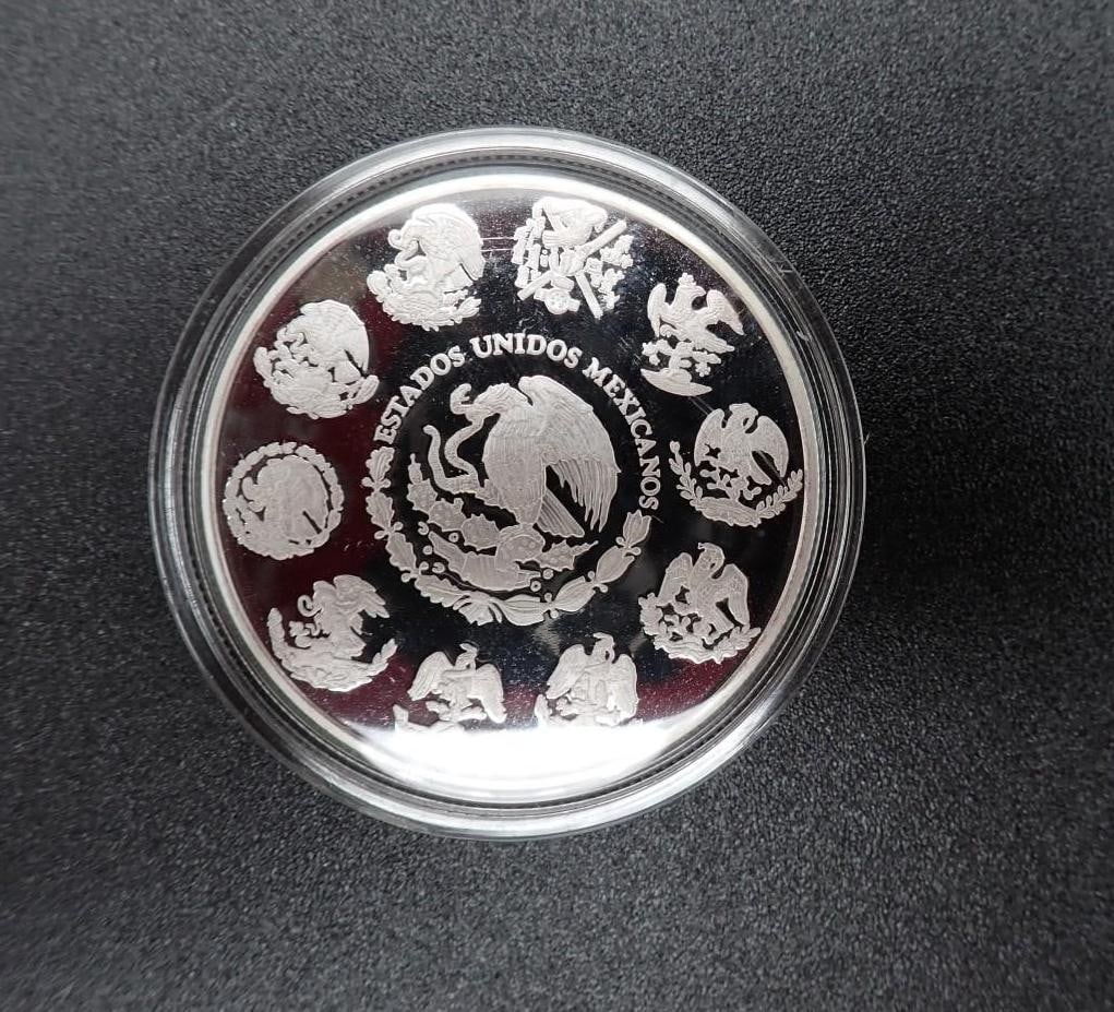 Cased (5) Pc. 2015 Mexico Libertad Proof .999 Silver Coin Set - 6