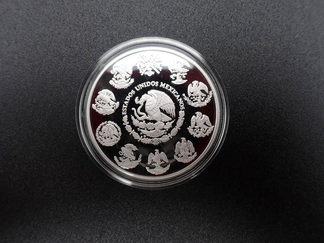Cased (5) Pc. 2016 Mexico Libertad Proof .999 Silver Coin Set - 5
