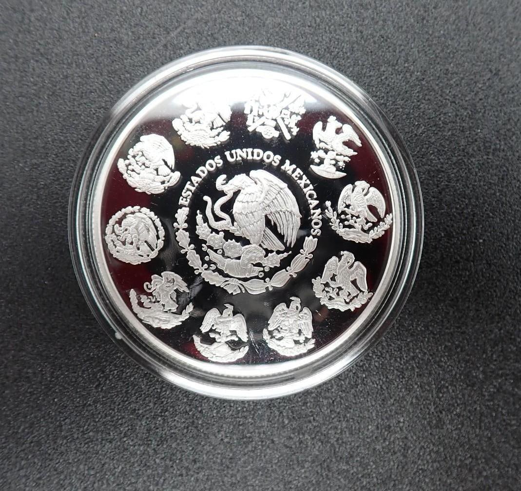 Cased (5) Pc. 2016 Mexico Libertad Proof .999 Silver Coin Set - 5