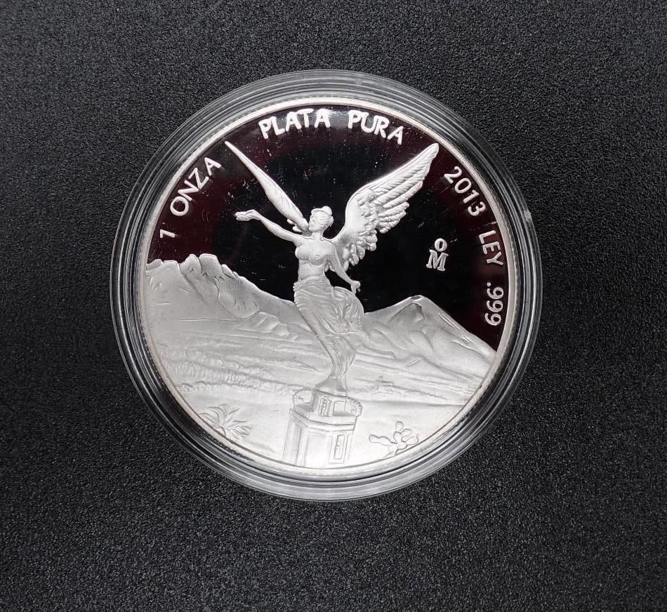 Cased (3) Pc. 2013 Mexico Libertad Proof .999 Silver Coin Set - 4