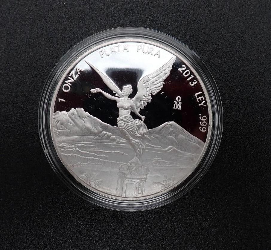 Cased (3) Pc. 2013 Mexico Libertad Proof .999 Silver Coin Set - 5