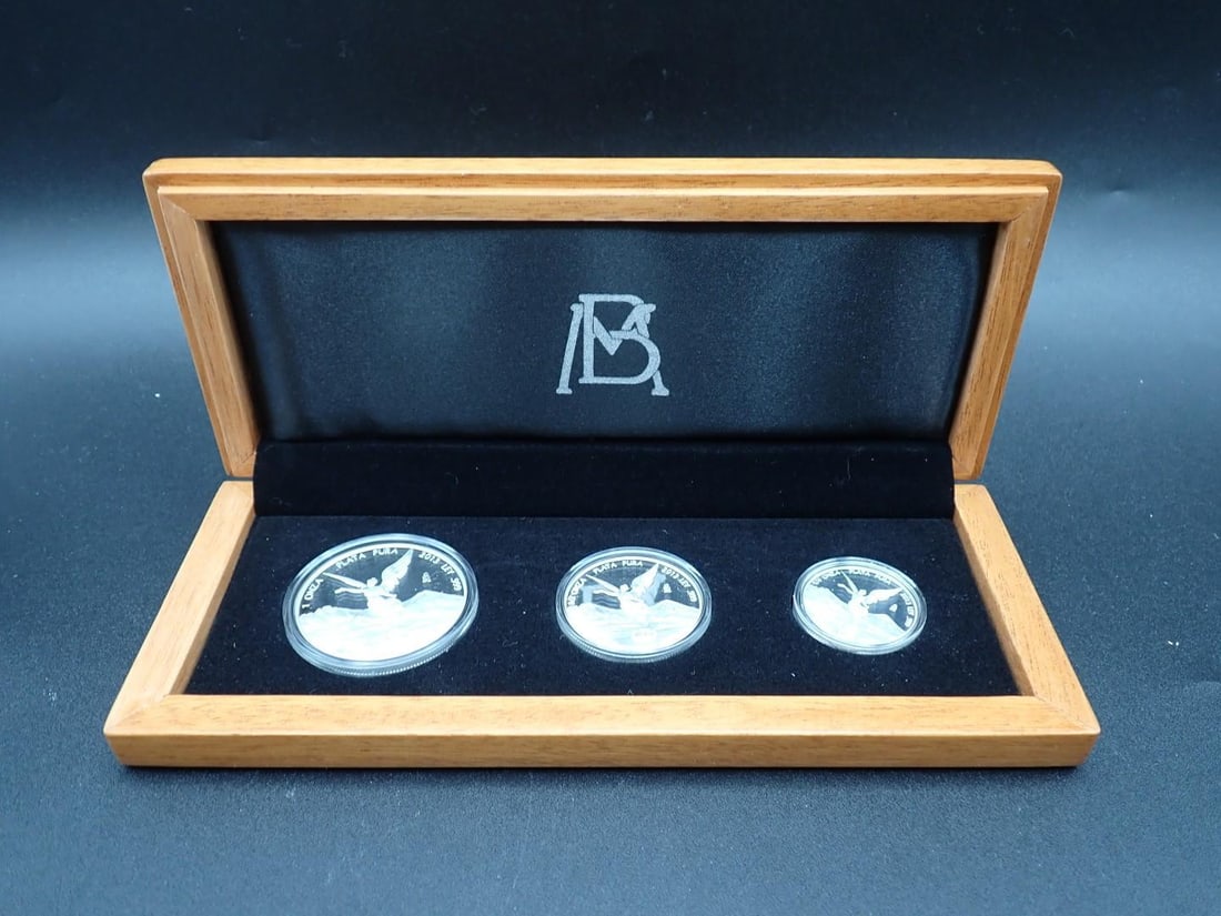 Cased (3) Pc. 2013 Mexico Libertad Proof .999 Silver Coin Set (1 of 7)