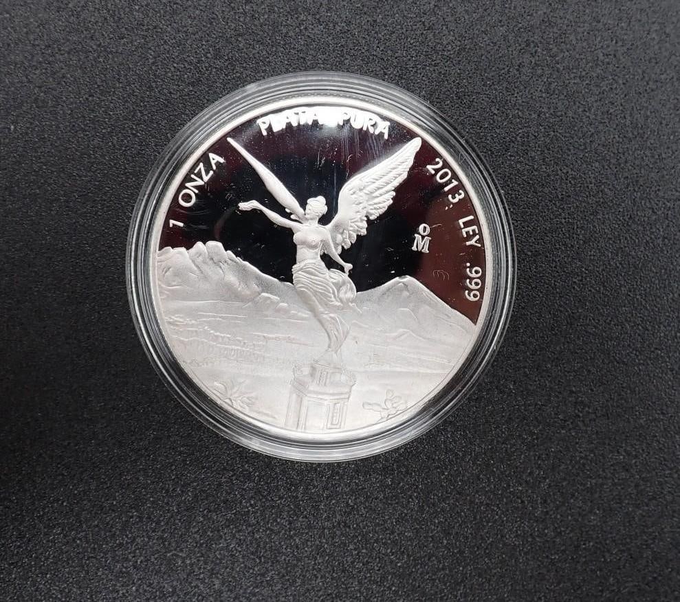 Cased (3) Pc. 2013 Mexico Libertad Proof .999 Silver Coin Set - 4