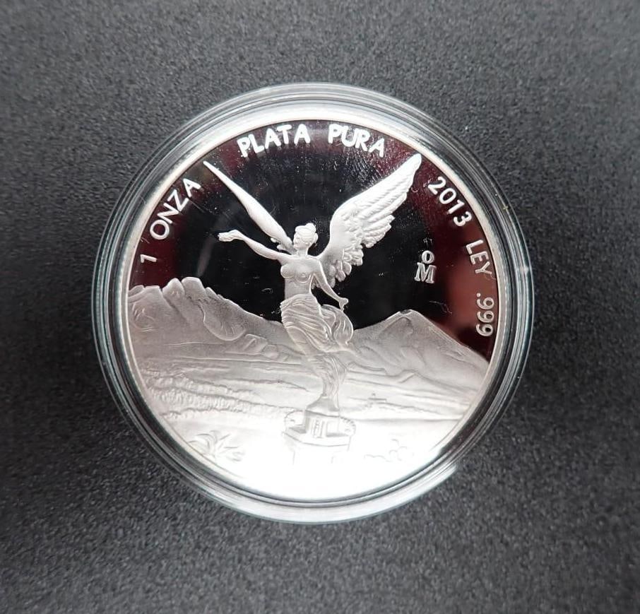 Cased (3) Pc. 2013 Mexico Libertad Proof .999 Silver Coin Set - 4