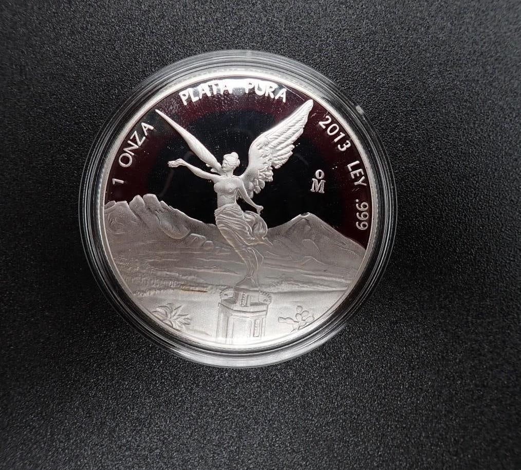 Cased (3) Pc. 2013 Mexico Libertad Proof .999 Silver Coin Set - 4