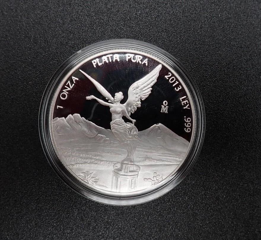 Cased (3) Pc. 2013 Mexico Libertad Proof .999 Silver Coin Set - 4