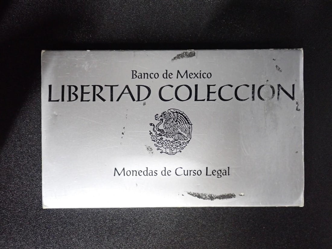 (5) Pc. 1993 Mexico Libertad Proof .999 Silver Coin Set - 4
