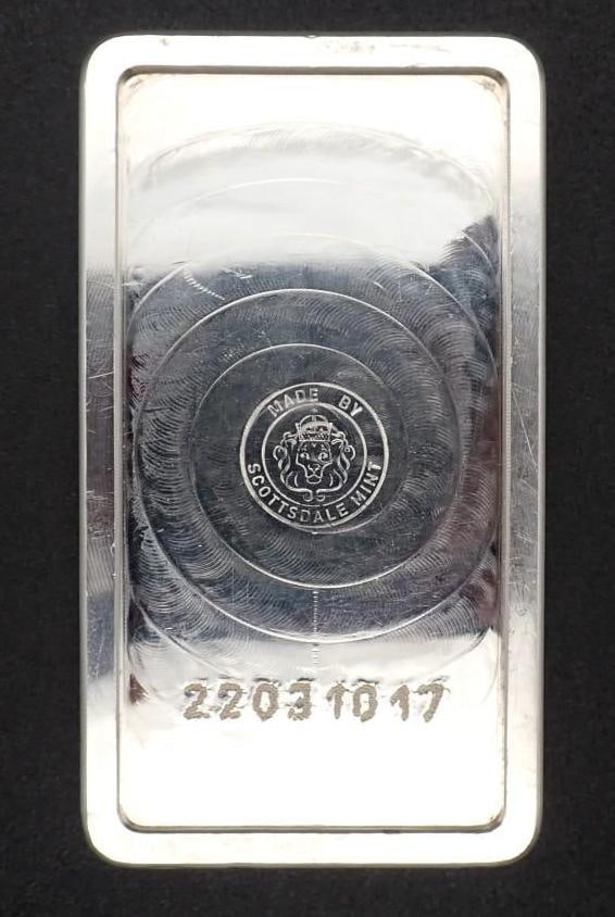 Scottsdale Silver 10 Ounce Stacker .999 Silver Bar - 2
