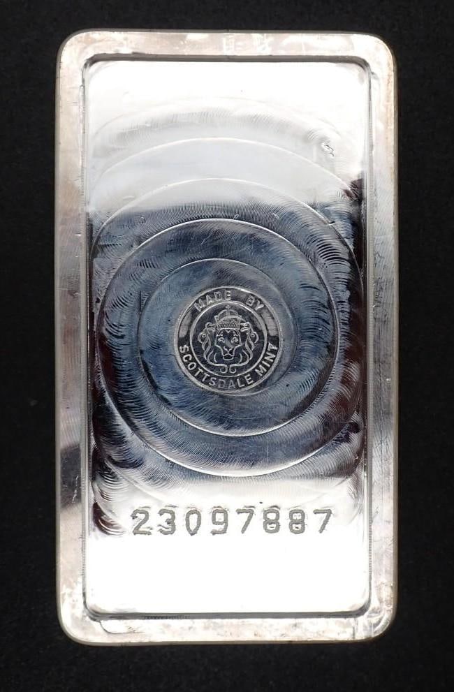 Scottsdale Silver 10 Ounce Stacker .999 Silver Bar - 2