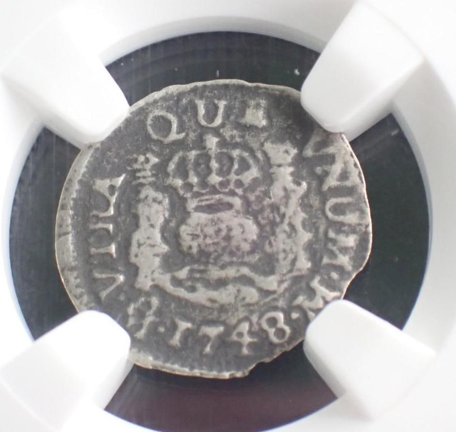 El Cazador Shipwreck 1748MO M Mexico 1/2 Real - 2