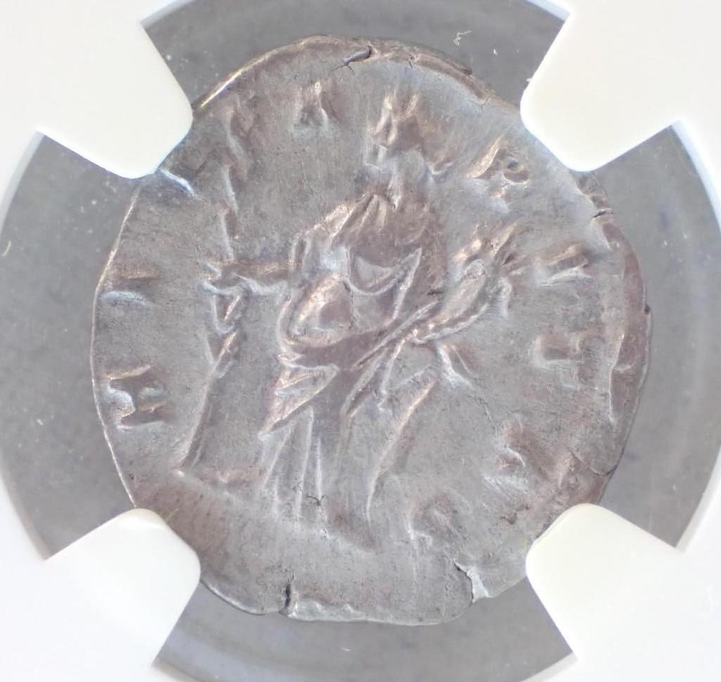 Ancient Coin: Roman Empire Faustina Jr. (AD 147-175/6) AR Denarius - 4